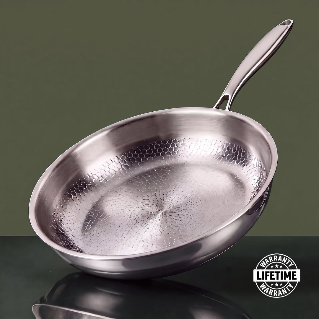 Hand-Hammered Titanium Pan