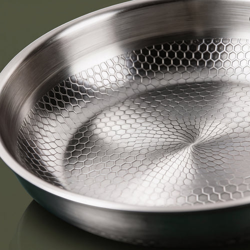 Hand-Hammered Titanium Pan