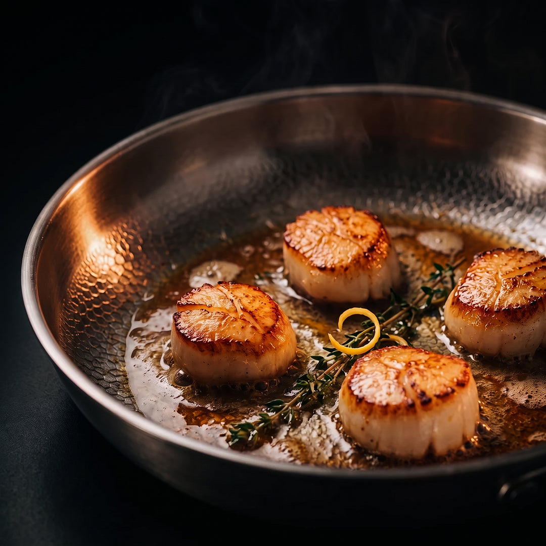 Hand-Hammered Titanium Pan