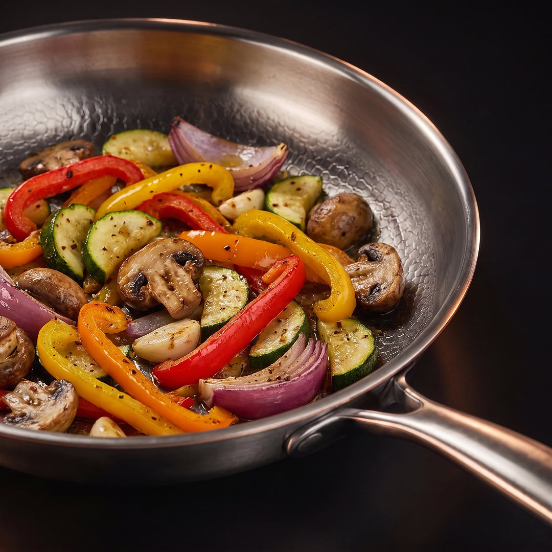 Hand-Hammered Titanium Pan