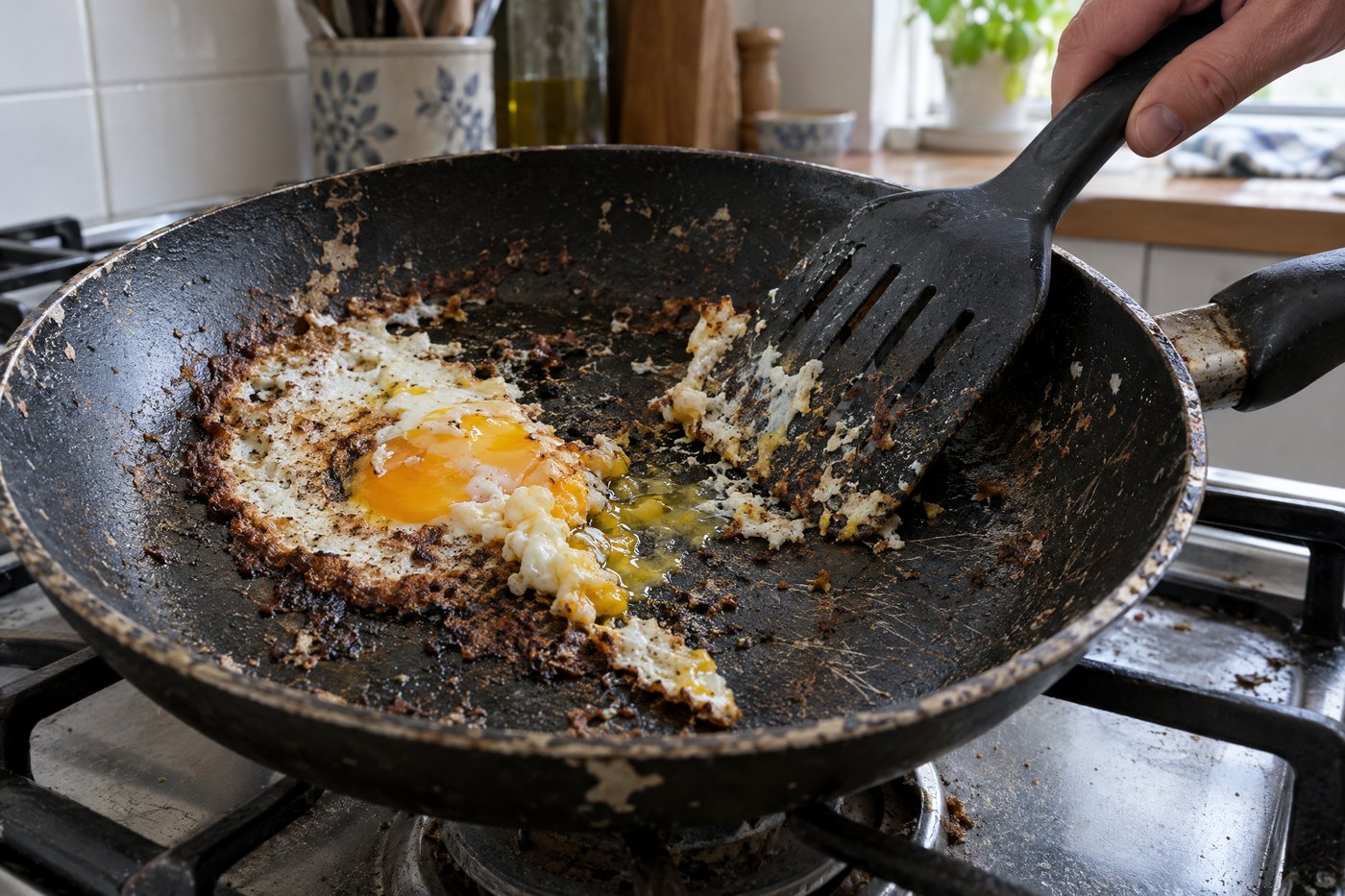 The reason food sticks has almost nothing to do with how you cook